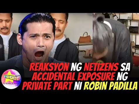 robin padilla titi|Reaksyon ng Netizens sa Accidental Exposure ng Private Part ni .